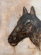 Présence — Tableau cheval | Ancrage & force calme
