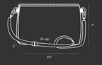 Sac bandoulière en cuir végane