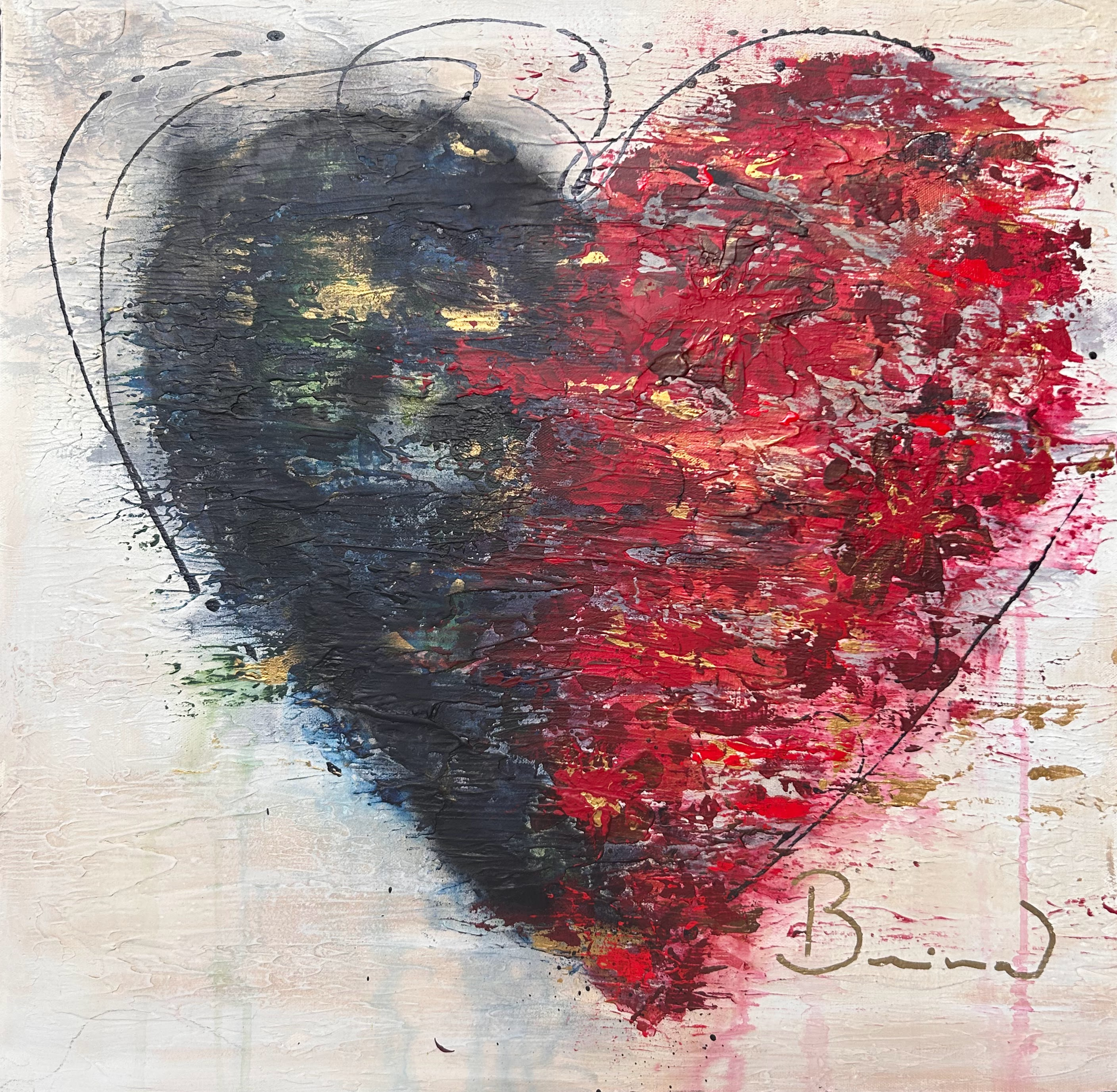 Amour de soi — Tableau cœur  Guérison émotionnelle & acceptation