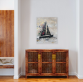 Solitude — Tableau introspectif  Art émotionnel & silence intérieur