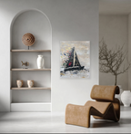 Solitude — Tableau introspectif  Art émotionnel & silence intérieur