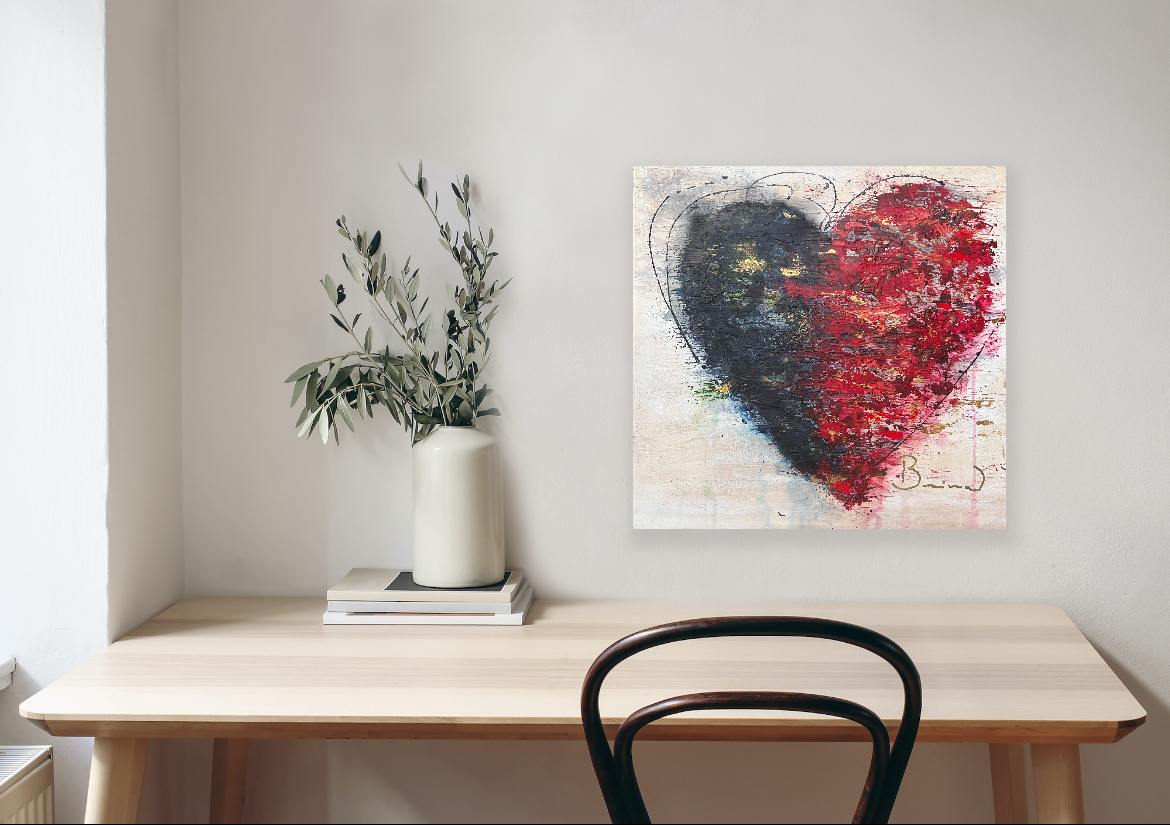 Amour de soi — Tableau cœur  Guérison émotionnelle & acceptation