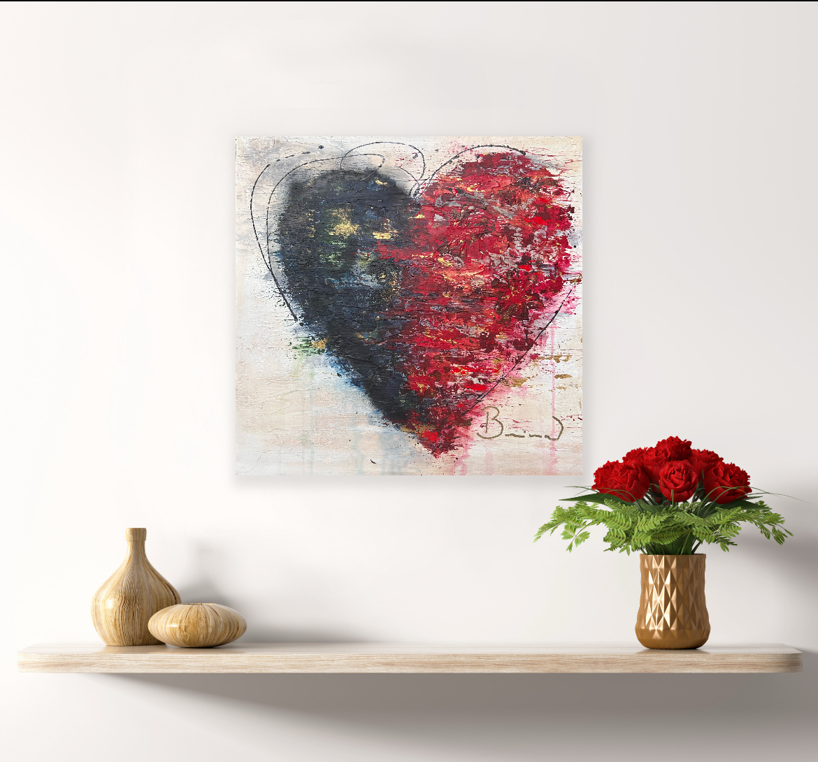 Amour de soi — Tableau cœur  Guérison émotionnelle & acceptation