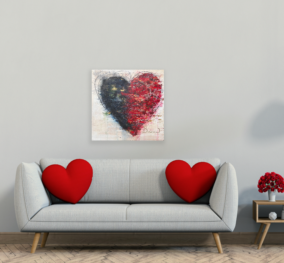 Amour de soi — Tableau cœur  Guérison émotionnelle & acceptation