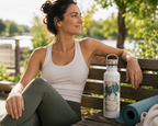 RÉSILIENCE — Bouteille d'eau d'art No 01