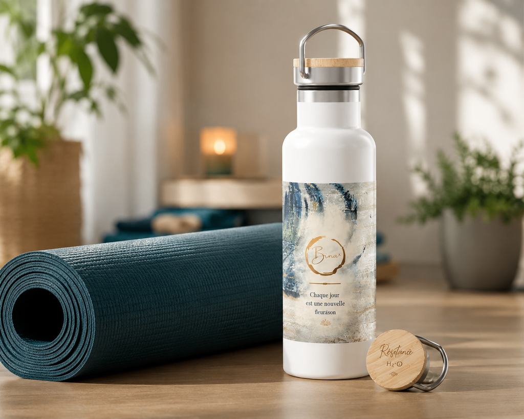 RÉSILIENCE — Bouteille d'eau d'art No 01