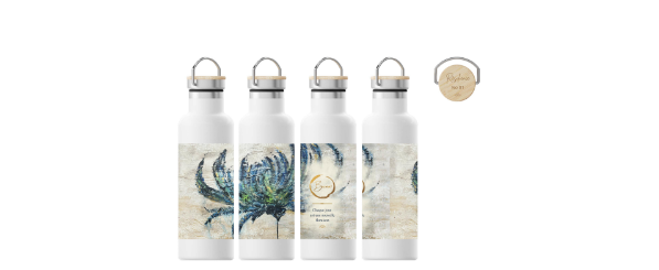 RÉSILIENCE — Bouteille d'eau d'art No 01